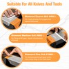 Extra Large Diamond Sharpening Stone Set 3 Side Grit 400/600/1000