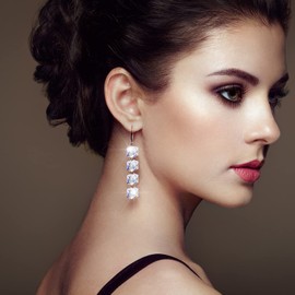 Equsion 400 Pieces Crystal Cube Beads Square Glass Beads 6 mm Crystal Spacer Beads Clear Loose Beads for Necklace Bracelet DIY Jewelry Crafts Making Supplies (AB Color)