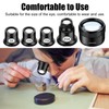 SUNJOYCO Jewelers Loupe, 5PCS Magnifying Glass Eye Loupe, 5X 10X