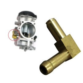 FMTSP Fuel Inlet Elbow For Harley Davidson XL883 XLH1200 Keihin CV Carb & Butterfly For Kawasaki VN800 VN1500 Vulcan Carb
