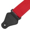 TIGER STP4-RD Guitar Strap with Plectrum Holders Red