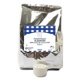 500g Albumina de Huevo en Polvo PURA 100% Natural con Cuchara Medidora