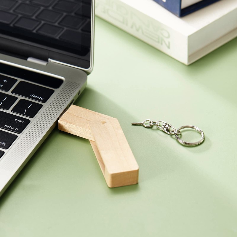 GARRULAX USB Flash Drive, 8 GB Wooden USB 2.0 High