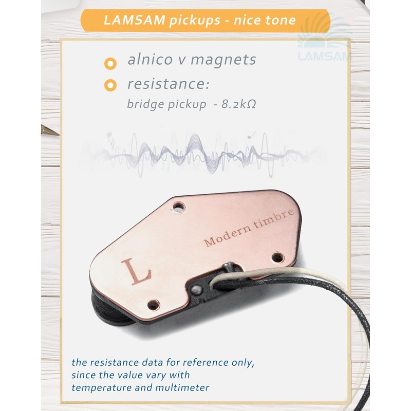 Pickups Set for TL Guitar … (Black-Bridge)