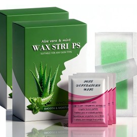 2ps Wax Strips for Hair Removal Dual Sided Waxing Kit Set for Women & Men Face Wax Strips Bikini Wax Strips Wax Strips Legs for Full Body Hair Removal Face Arms Legs Bikini Underarm Back