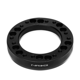 NRG Innovations SRK-500BK 1/2" Steering Wheel Hub Adapter Spacer + LED Keychain Flashlight Black