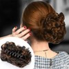 etc Natural clip-on bun wig, voluminous updo / 자연스러운 똥머리
