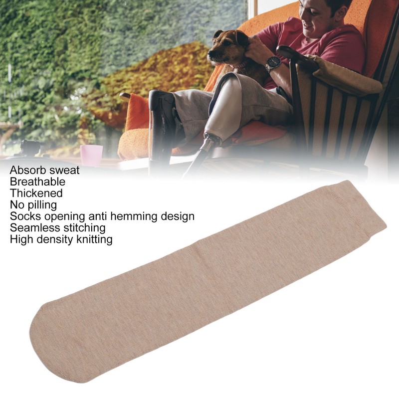 5pcs Stump Socks Amputee Soft Thickened Cotton Breathable Prosthetic Limb