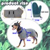 DKDDSSS Dog Bathrobe, Absorbent Bathrobe Dog with Velcro Fasteners, Microfibre