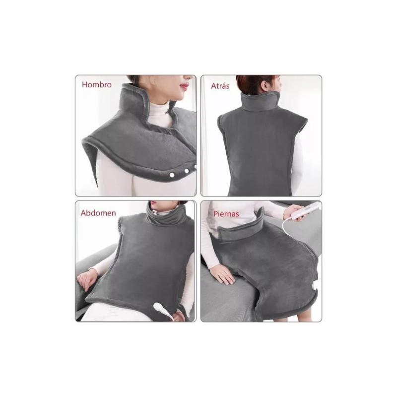 Monstyle Almohadilla Térmica Grande Para Aliviar El Dolor De Espalda