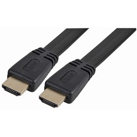 Pro Signal Premium High Speed 4K UHD HDMI Lead with Ethernet Male to Male Low Profile, 1m Black
