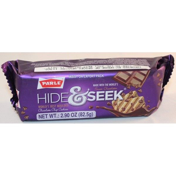 Parle Hide & Seek Chocolate Chip Cookies - 2.90oz (82.5g), Brown