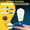 Halco 85145 - ST19CL8ANT/827/LED2 Edison Style Antique Filament LED Light
