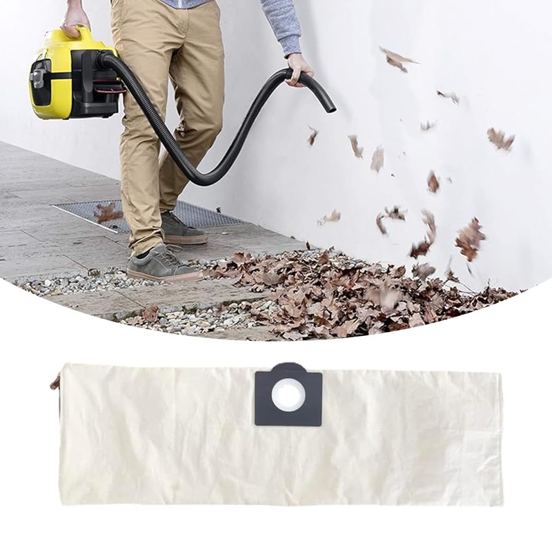 Replacement Dust Bag Washable Zipper Filter Bag for Karcher WD1/MV1/TN