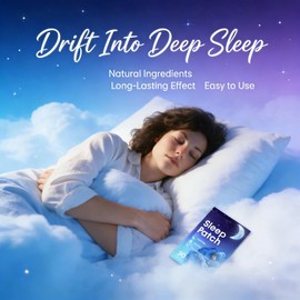 Sleep Support Patches for Adults, Promotes Restful Sleep, Extra Strength All-Natural Formula, 60 Cruelty-Free Patches for Men & Women