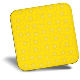 Destination Vinyl ltd Fridge Magnet - Cute Yellow Buttercup Flower 3153