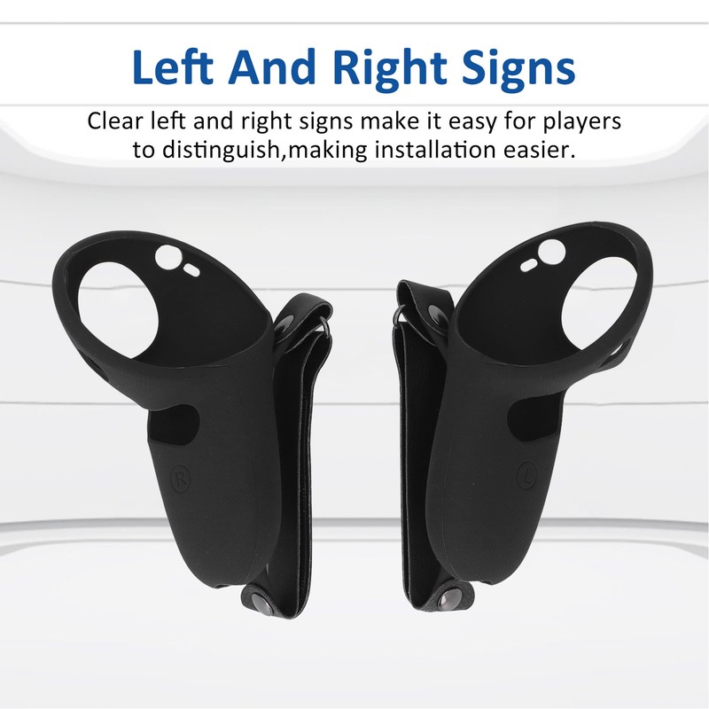 2pcs Touch Controller Grip Cover Silicone Grip Cover Protector with