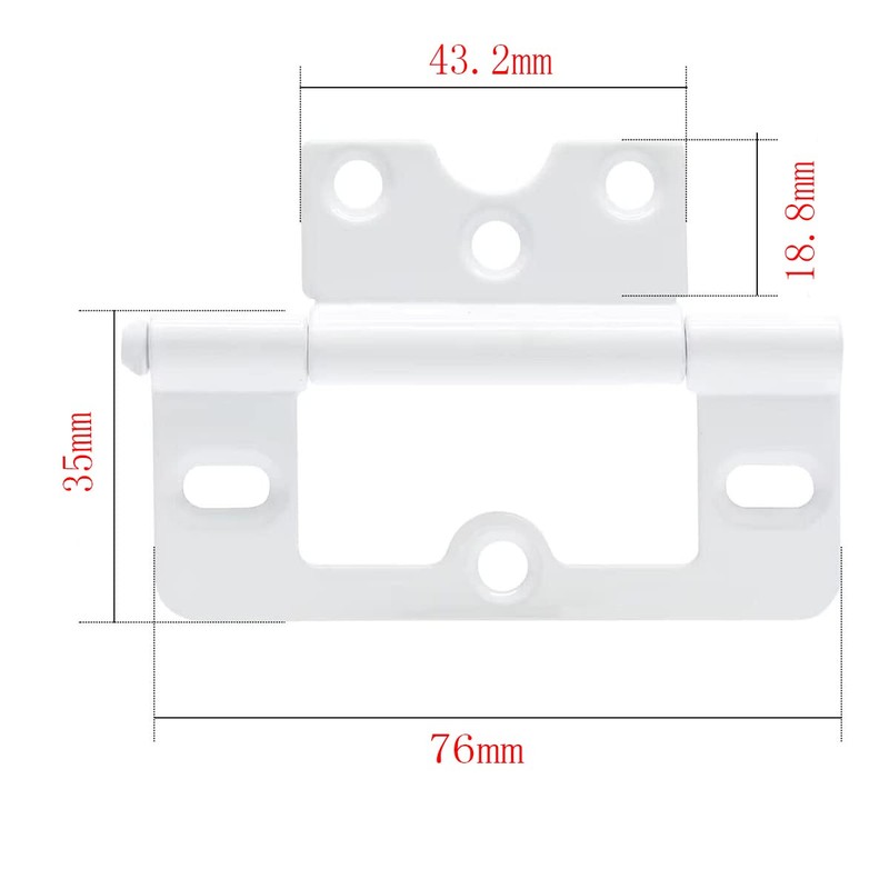 3 Inch Non-Mortise Door Hinges Chest Hinges Box Hinges Heavy