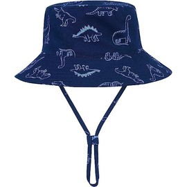 Durio Baby Sun Hat Breathable Summer Hat Children's Fishing Hat UV Protection Unisex Cap with Adjustable Ties, royal blue