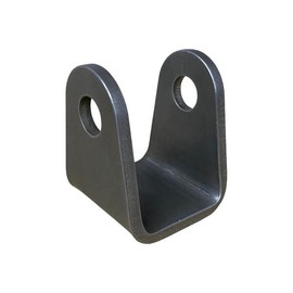 QS Components Weld-On No Hole Clevis Mount/Diagonal Link Bracket