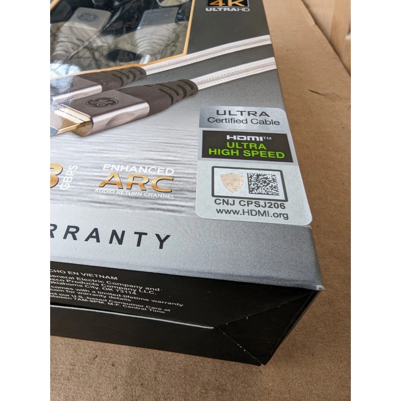 GE Gold Plated HDMI Cable 8K UHDR Ultra High-Speed 8