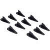10PCS Shark Fin Kit Spoiler Wing Set with Carbon Fiber