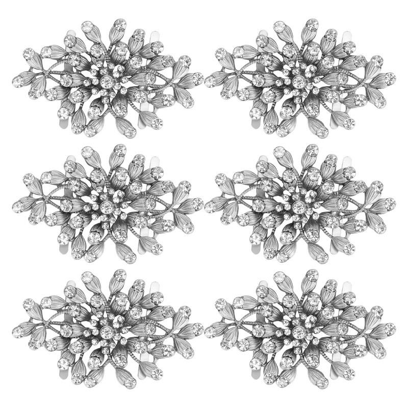 6Pcs Shoe Clips All Match Boots Buckle Uppers Wedding Party