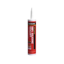 Brixwell QK4M-001 Titebond, 100% Silicone Sealant 10.1 oz, Clear Clear