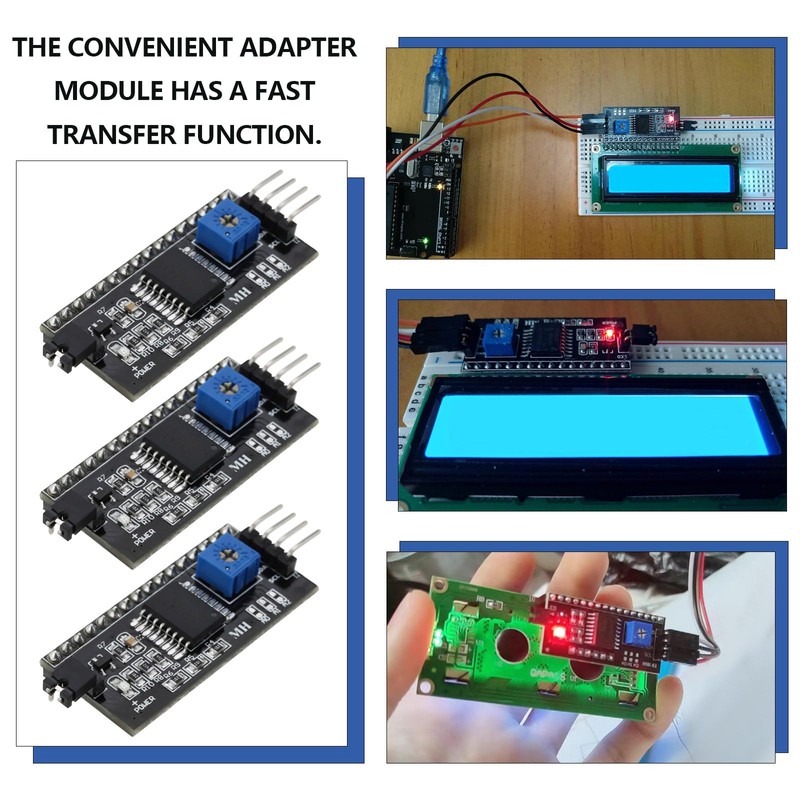 ECSiNG IIC I2C Serial Adapter Interface Board Module Port for