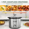 HEYNEMO 2 QT Small Slow Cooker, 3 Adjustable Temp, Upgraded