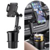 Polcatay Cup Holder Mobile Phone Rack, 2-in-1 Adjustable Anti-Shake Navigation