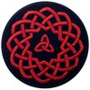 Celtic Knot Circle Patch Biker Applique Embroidered Iron On Sew