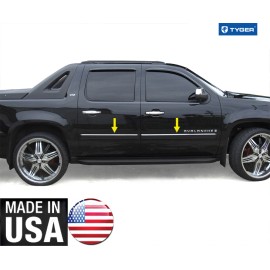 TYGER For 07-08 Chevy Avalanche/Suburban Body Side Molding Trim Top 1" Wide 4PC