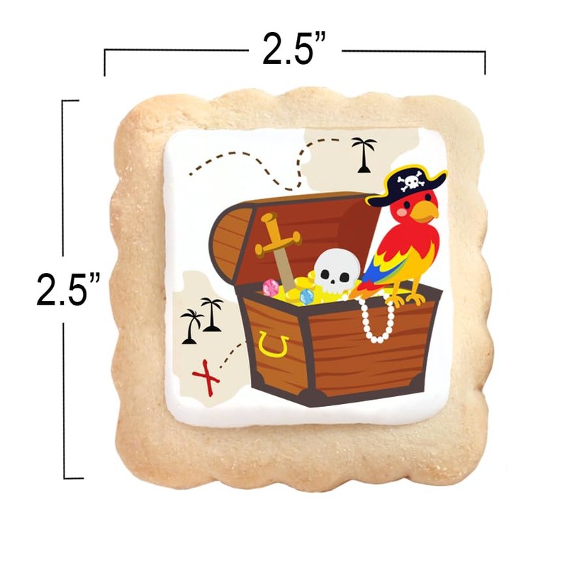 Pirate Themed Cookies Party Favors Birthday Baby Shower | Individually