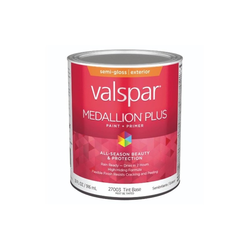 Valspar 27003 Tint Base Medallion Plus Exterior Paint & Primer,