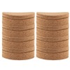 Cork Coasters for Drinks, Wooden Coasters, Round Edges, Coasters for