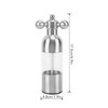 Pepper Mill Professional Refillable Ceramic Rotor Coarseness Adjustable Manual Pepper