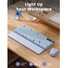 Wireless Keyboard and Mouse Combo - 9 Backlit Effects, Wrist