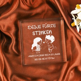 KAAYEE Valentinstag Ich Liebe Dich Geschenk für Ihn, Acryl Dekorative Jahrestag Geschenk für Ihn, Geschenke für Freund Geschenke für Männer Verlobung Partner Geschenke Geschenk Ehemann Geburtstag