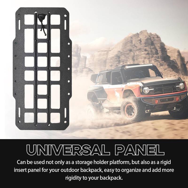 Yourkar Car Rigid MOLLE Panel, Sun Visor Panel Holster Tactical