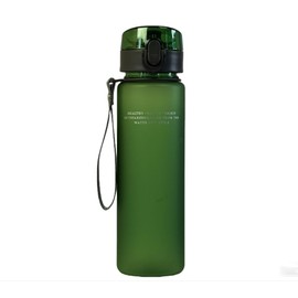 Xingdianfu Sports Water Bottle 400 ml, 560 ml Drinking Bottle, Leak-Proof, Fitness Water Cup, Outdoor Water Bottle, Sippy Cup Cup Water Glasses (Green, 560 ml)