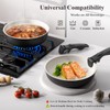 Bazova 23-Piece Removable Handle Pots and Pans Set Non Stick,