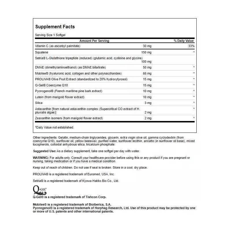 Lee Swanson Signature Line The Skin Pill 30 Softgels