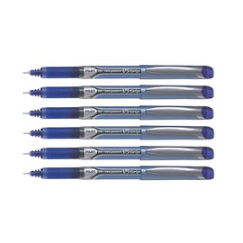 Pilot V5 Grip Rollerball Pens Needle Tip 0.5 mm Pack of 12 Blueaa