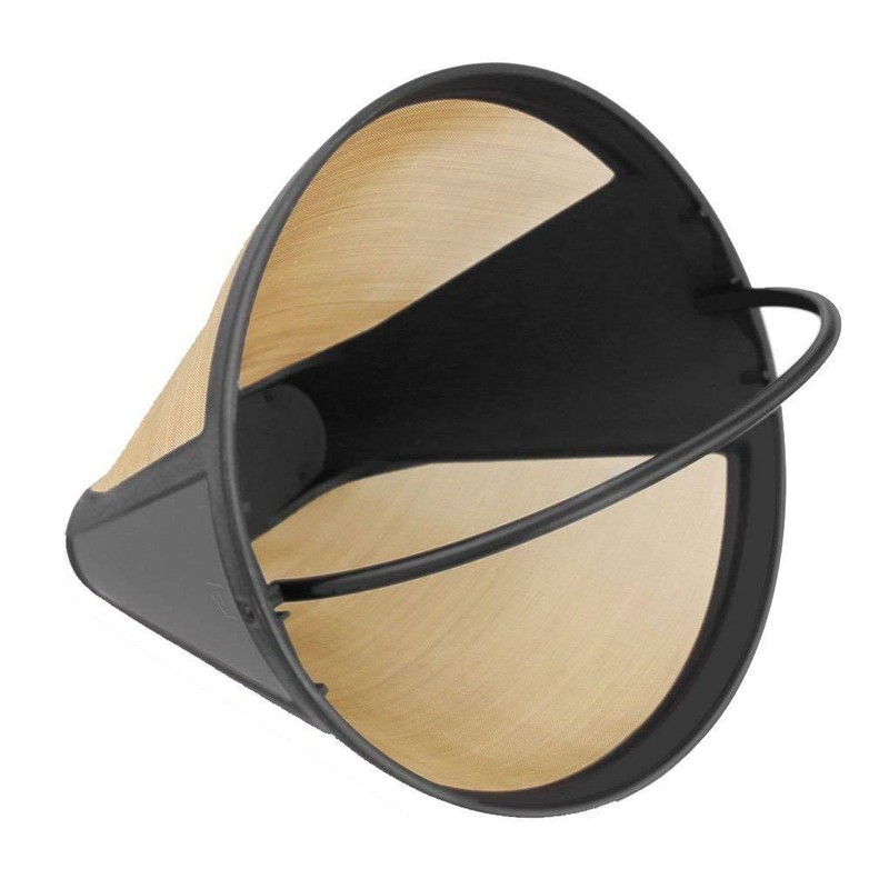 Gold Coffee Filter fits Cuisinart, Mr. Coffee, Ninja, Hamillton BBeach,