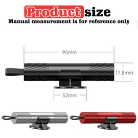 Nizirioo Emergency Hammer Car with Belt Cutter, Emergency Hammer, Pack of 3, 2 in 1 Car Safety Hammer, Window Breaker Spring-Loaded Design for Underwater and Land for Car, Bus