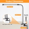ShineTech 3-Head LED Desk Lamp with Clamp, Eye-Caring Clip on
