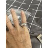 John Hardy Women’s Sterling Silver Classic Chain Hammered Dome Ring
