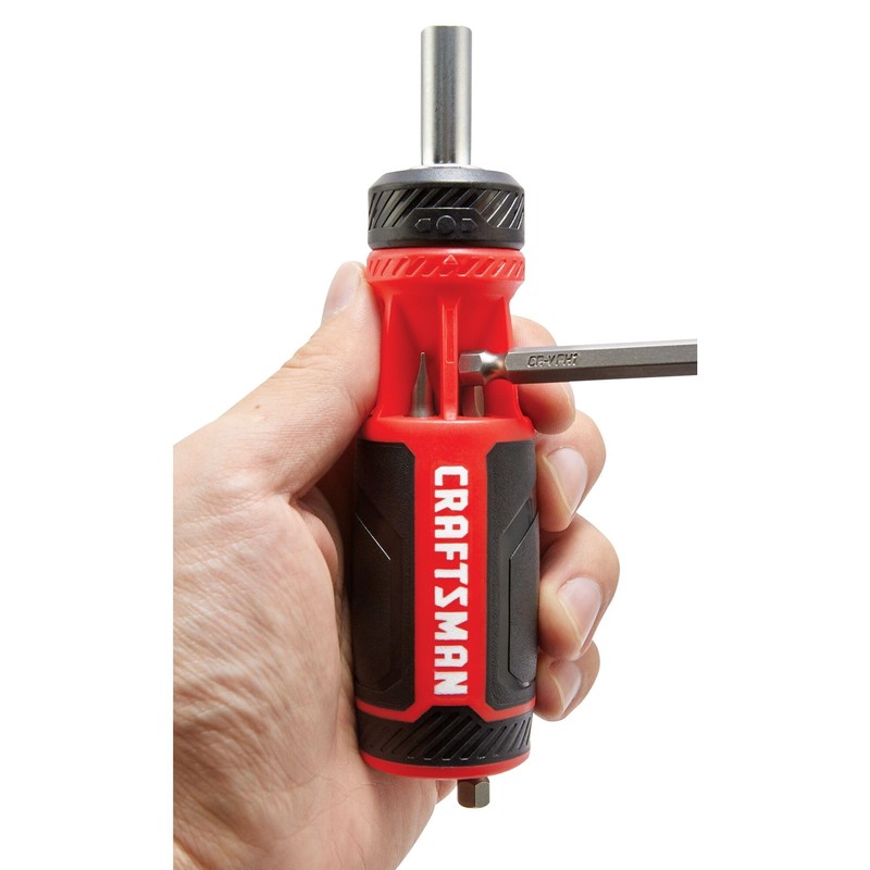 CRAFTSMAN Ratcheting Screwdriver, Push-n-Pick Set, 7 Piece (CMHT68131)