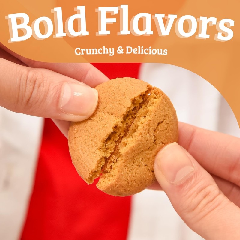 Mi-Del Vanilla Snaps Cookies - Crunchy Vanilla Cookies - Non-GMO